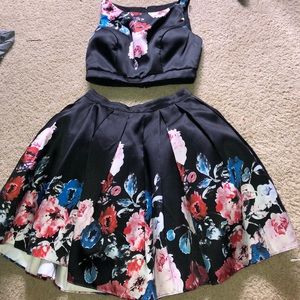 Two piece dance dress